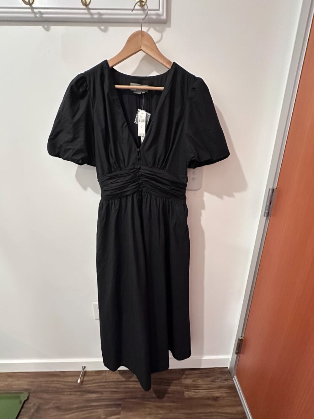 Anthropologie Katerina Black Button Front Dress 🖤 | Size M - Picture 5 of 11